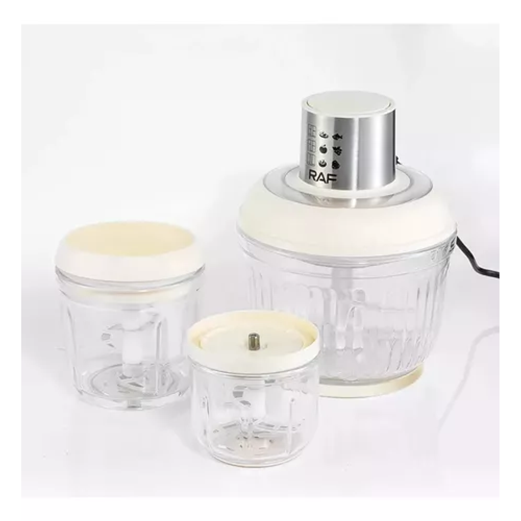 Procesador De Alimentos Eléctrico 300w 3 En 1 Raf R.7057 3