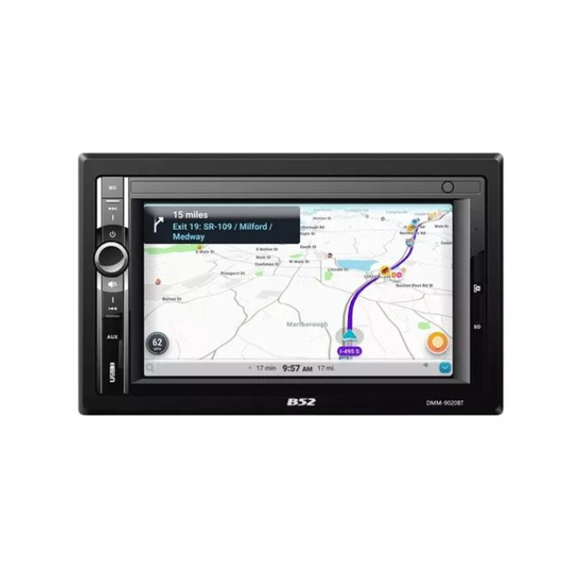 Radio Auto Estereo B52 6.2 Dmm-9020bt Control Remoto  2 din 1