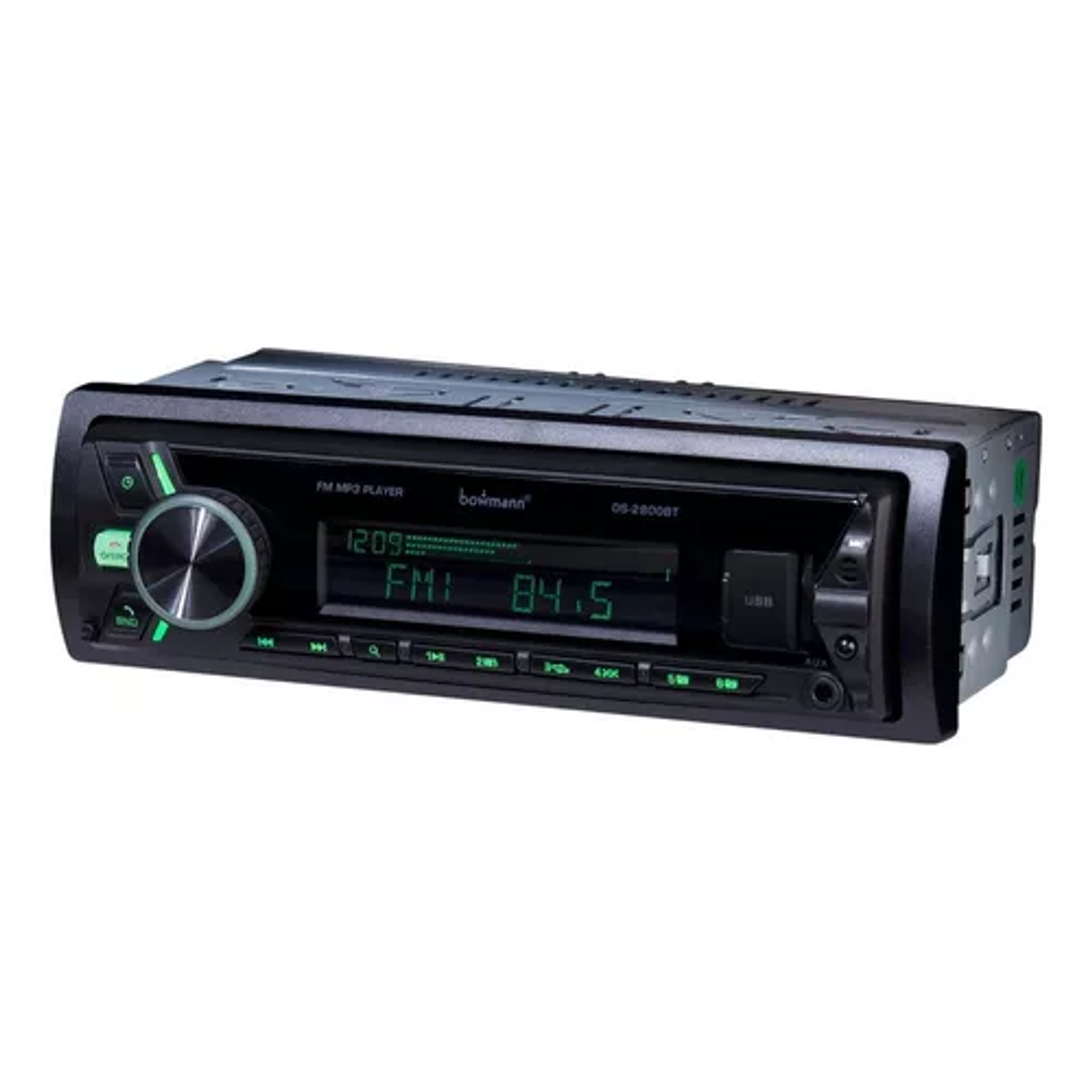 Radio de auto Bowmann DS-2800BT con USB, bluetooth y lector de tarjeta SD 2