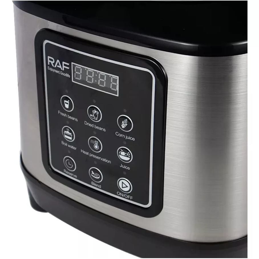 Licuadora Juguera Industrial De 6 Litros 1500w R.2883 Color Plateado Raf 2