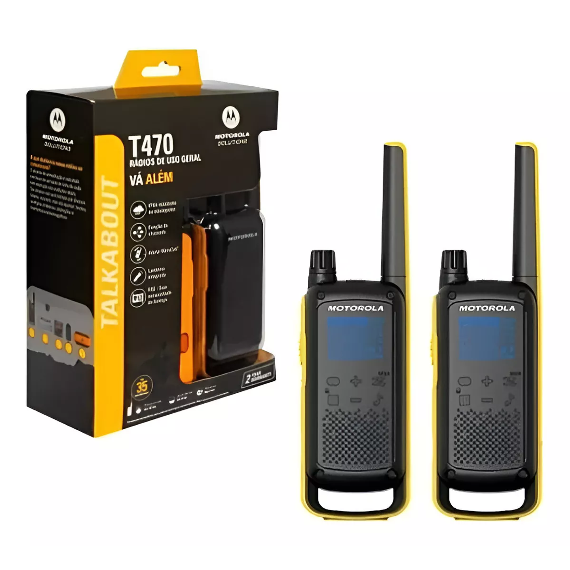 Walkie Talkie Radiocomunicador Motorola T470 Talkabout Walk Talk 56 Km 1