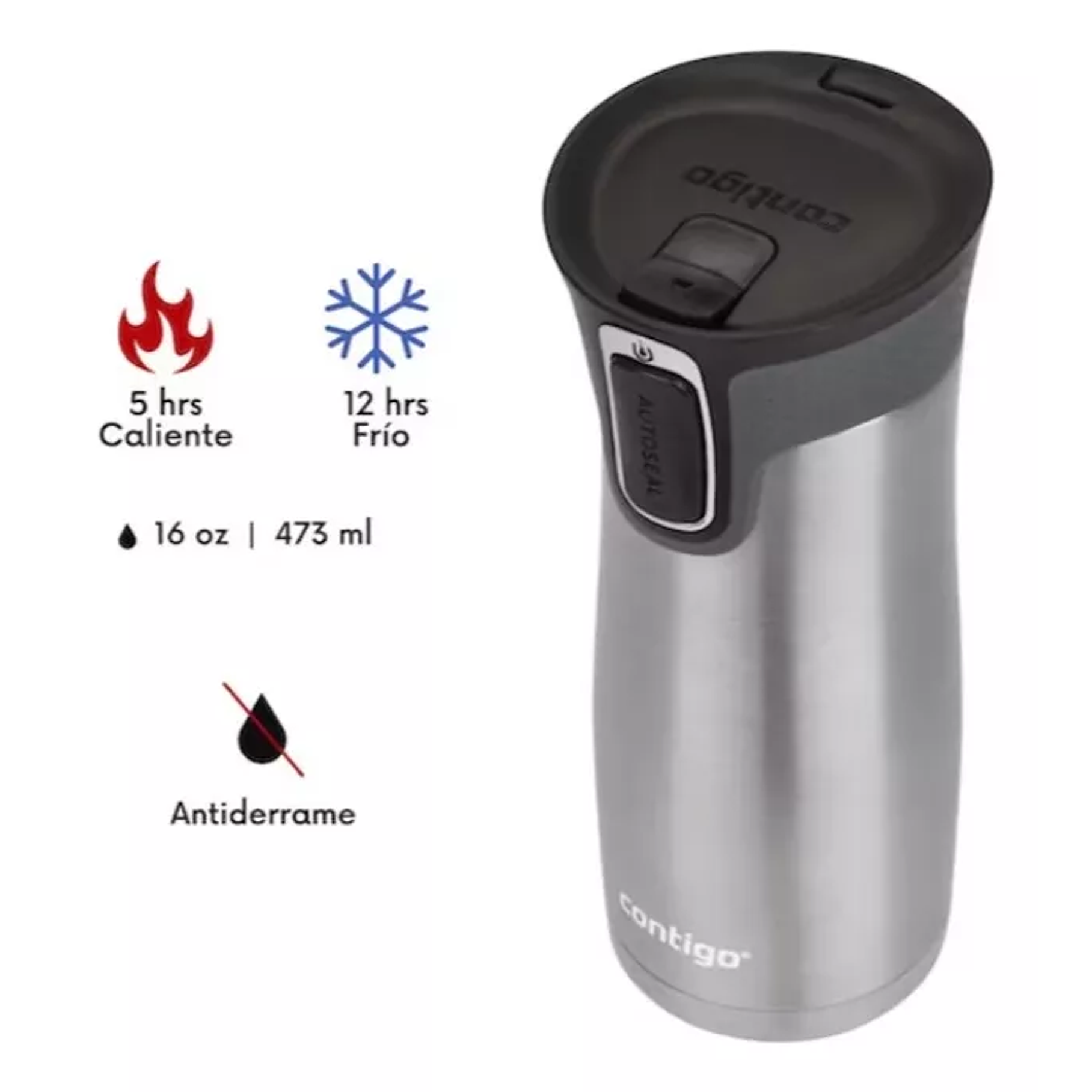 Vaso Mug West Loop Radiant Orchid Contigo® Vaso Térmico 473 Ml 5