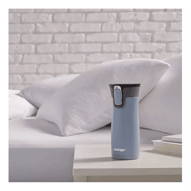 Vaso Térmico Café Contigo Westloop 16oz Color Celeste Termo Para Agua  7