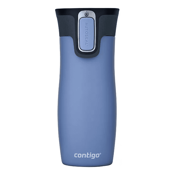 Vaso Térmico Café Contigo Westloop 16oz Color Celeste Termo Para Agua  1