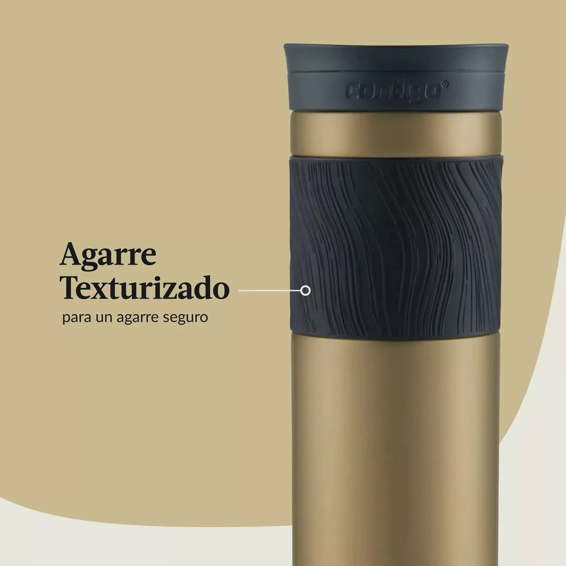 Vaso Térmico Byron 2.0 Contigo 710ml Dorado Chardonnay 4