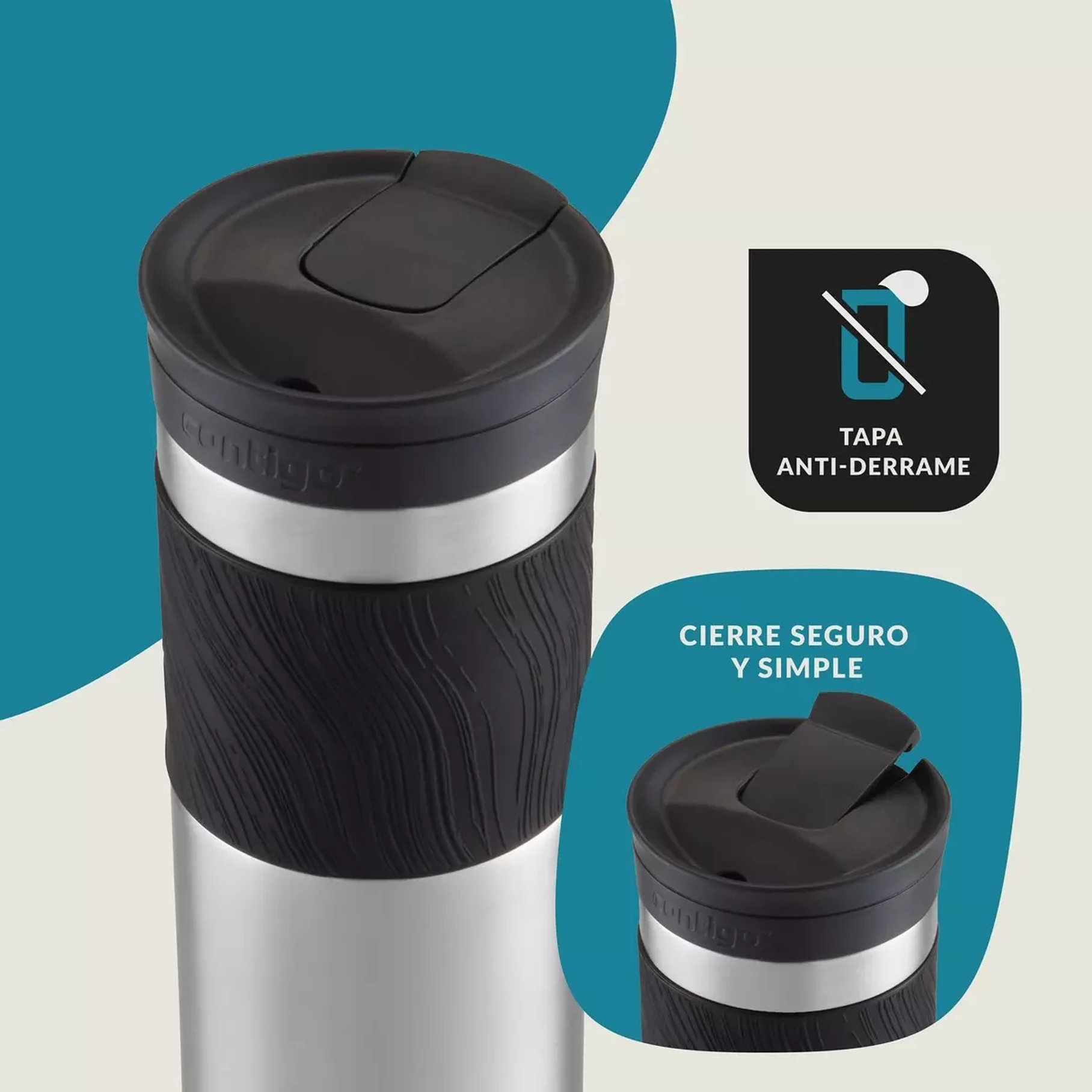Vaso Térmico Contigo Byron 2.0 710ml 24oz Stainless Steel 6