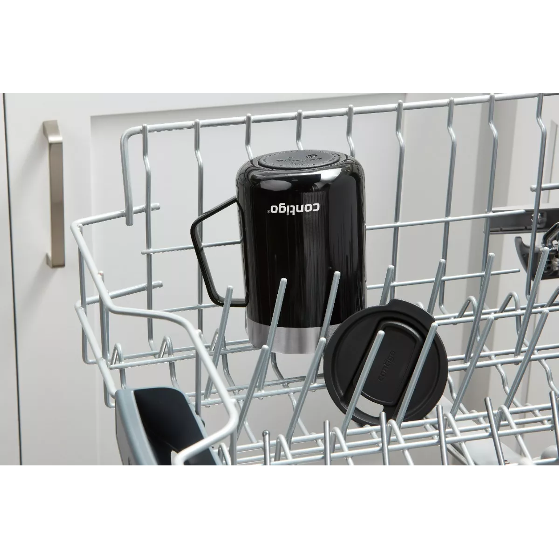 Mug Con Asa Streeterville 414 Ml Contigo Licorice Negro 7