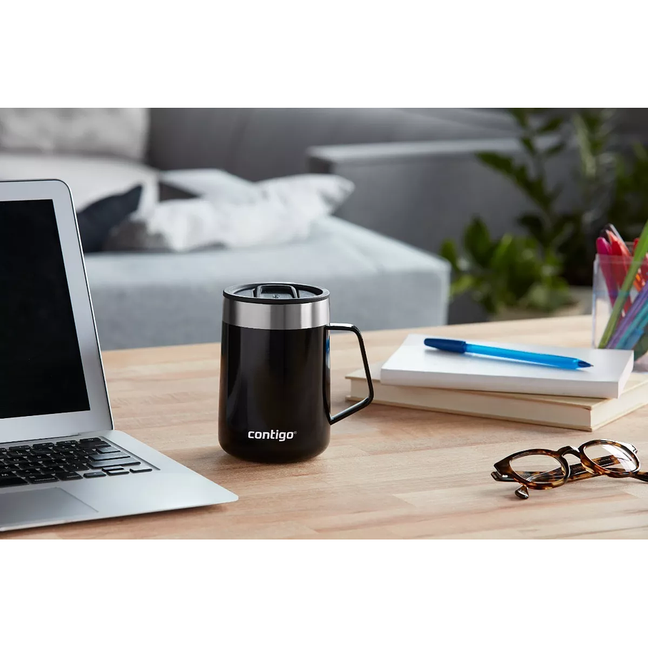 Mug Con Asa Streeterville 414 Ml Contigo Licorice Negro 8