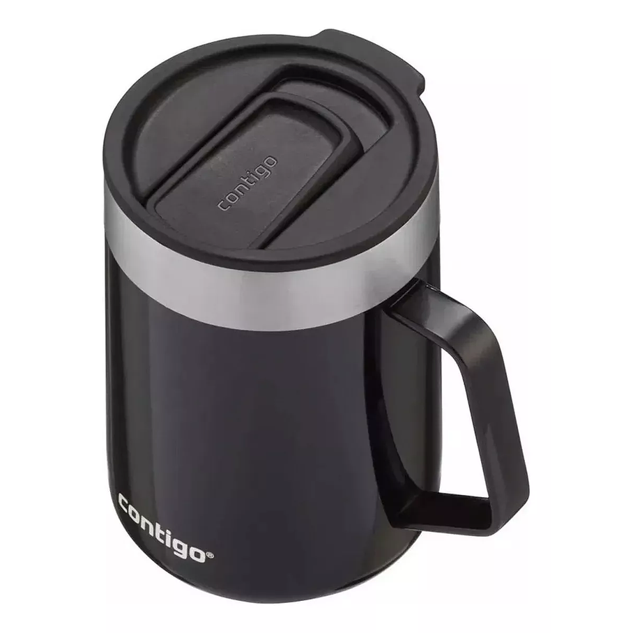 Mug Con Asa Streeterville 414 Ml Contigo Licorice Negro 4