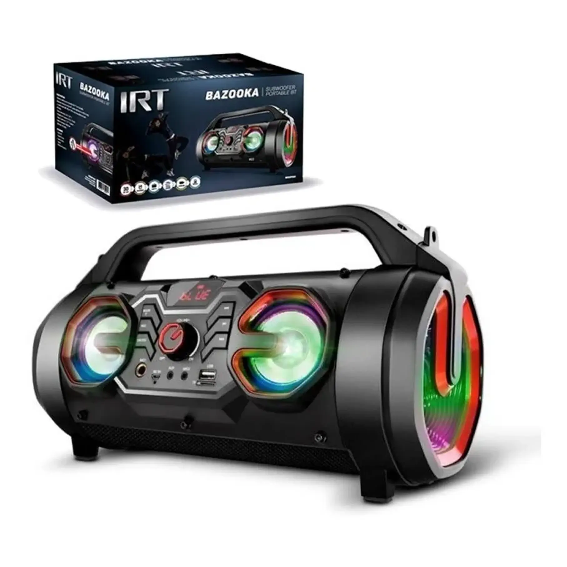 Parlante Bazooka Irt Bluetooth Subwofer  30w Radio Fm/ Usb/ Control Remoto S503 1