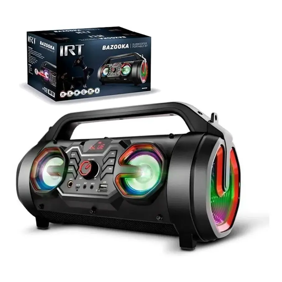 Parlante Bazooka Irt Bluetooth Subwofer  30w Radio Fm/ Usb/ Control Remoto S503 1