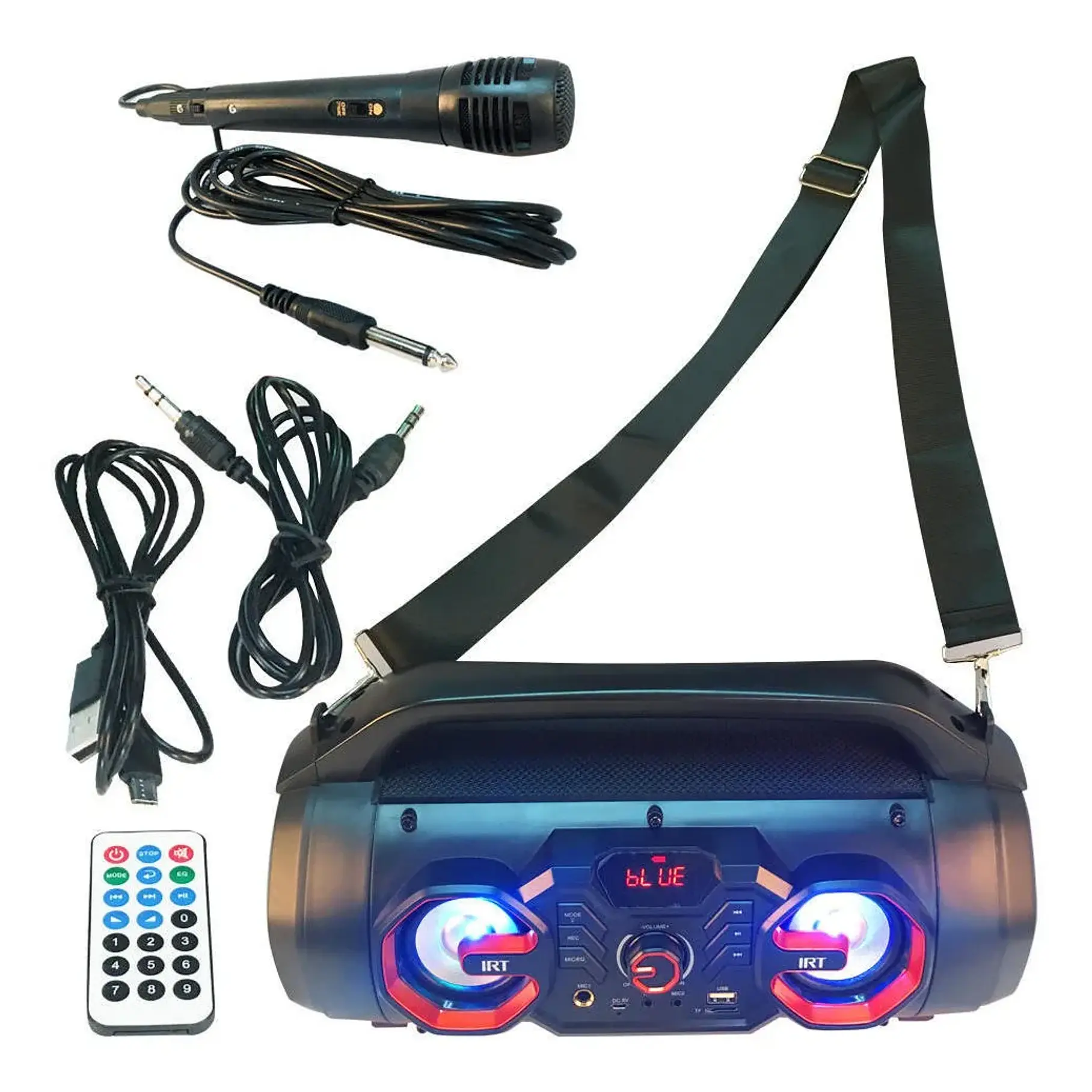 Parlante Bazooka Irt Bluetooth Subwofer  30w Radio Fm/ Usb/ Control Remoto S503 5