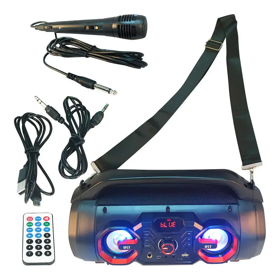 Parlante Bazooka Irt Bluetooth Subwofer  30w Radio Fm/ Usb/ Control Remoto S503 5