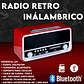 Radio Bluetooth Portátil Retro Irt Usb Am Fm Rojo Fx Vintage - Miniatura 4