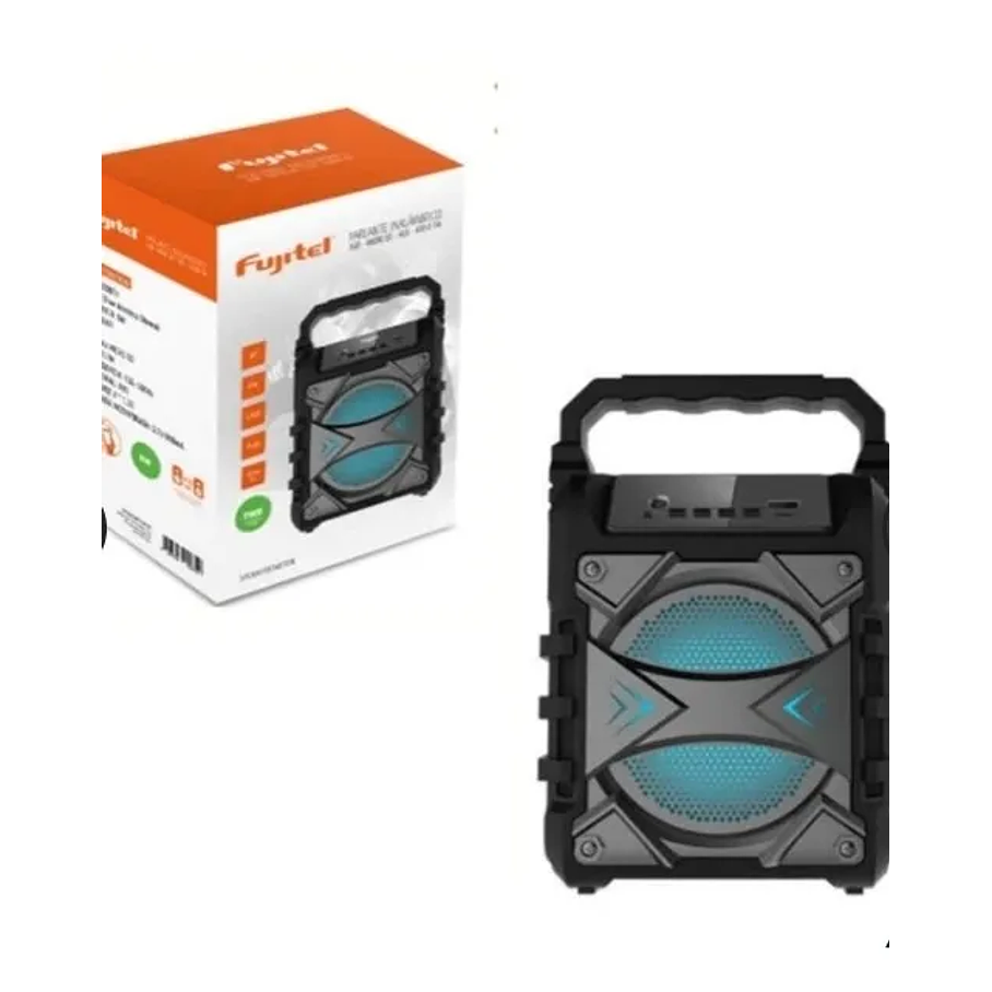 Parlante Fujitel Recargable Bt 5w 4 Negro Bluetoot Parlante  2