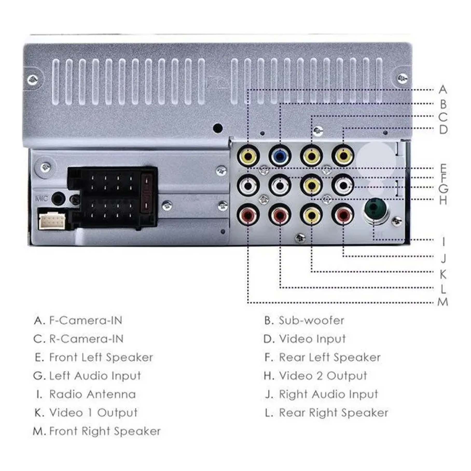 Radio Nakamichi Na-3020 Android 7 Pulgadas Dvd Mirrorlink Bt 5
