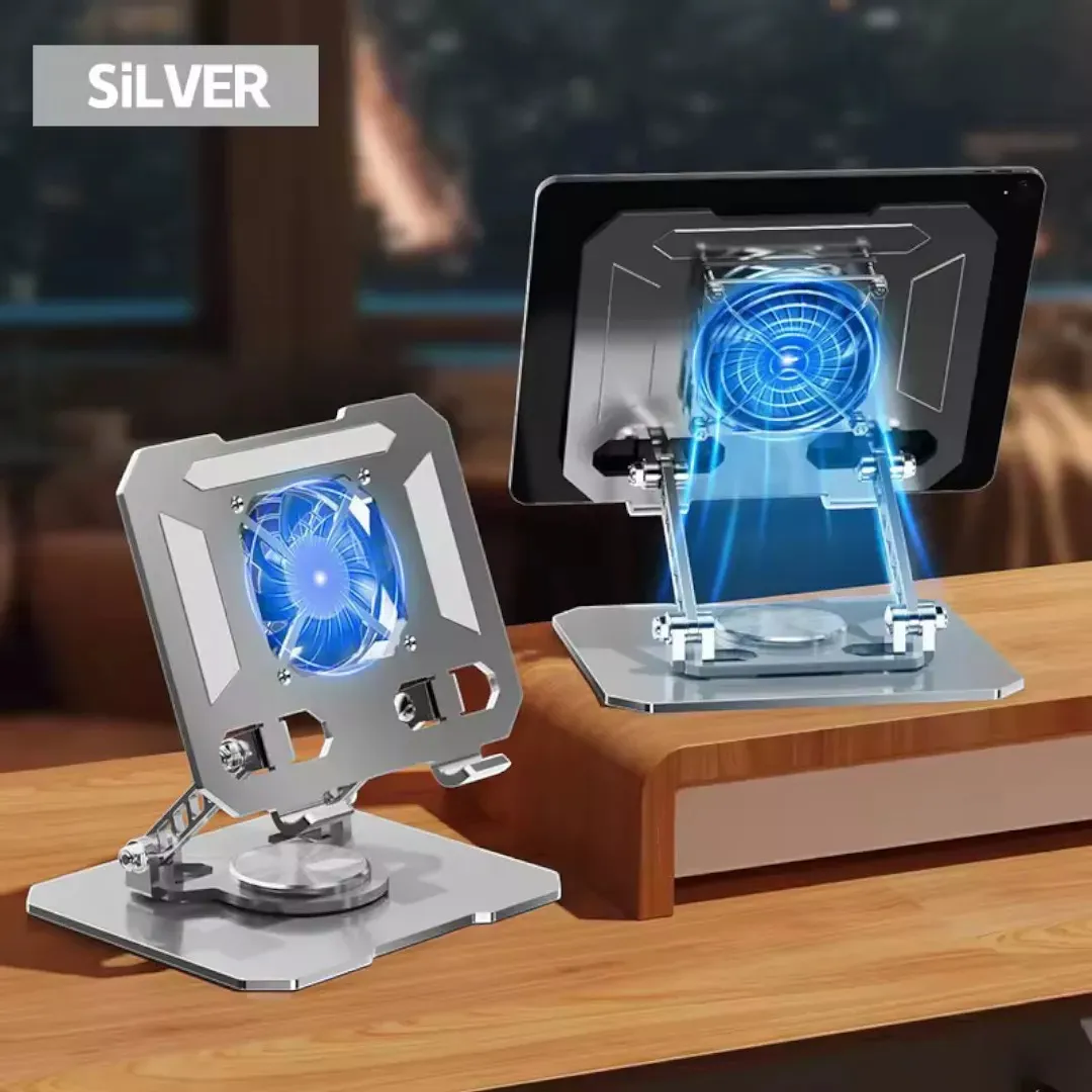 Soporte De Refrigeración Para Tablet O Laptop Negro 4