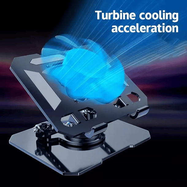 Soporte De Refrigeración Para Tablet O Laptop Negro 6