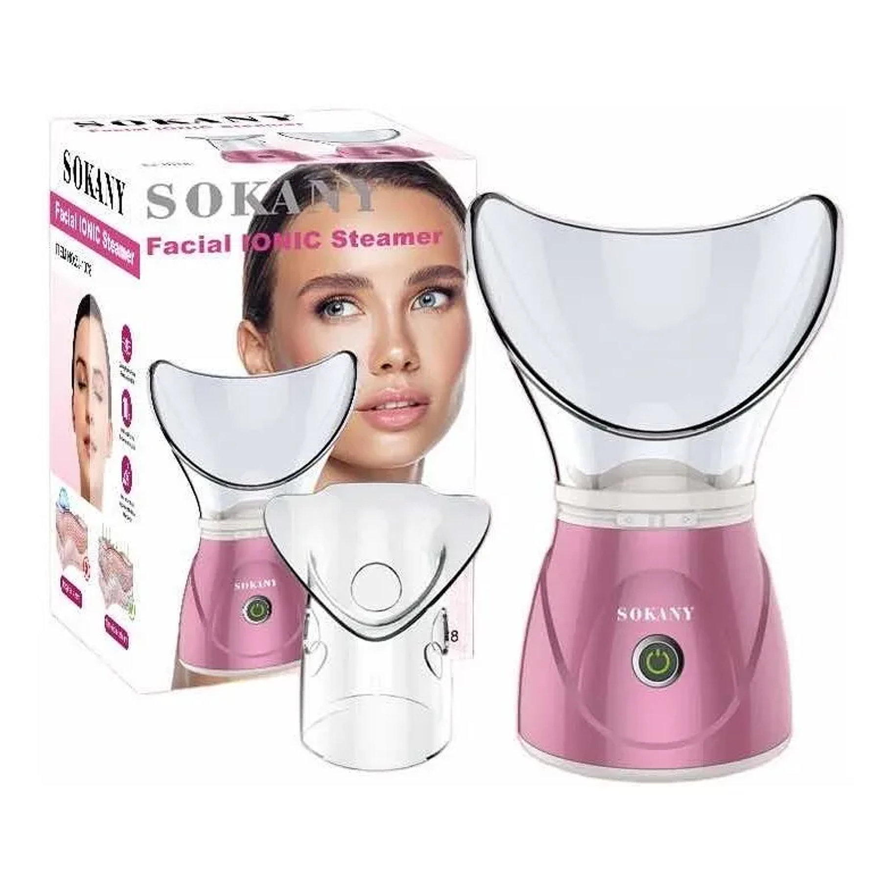 Vaporizador Sauna Facial Profesional Limpia Hidrata Sokany 1
