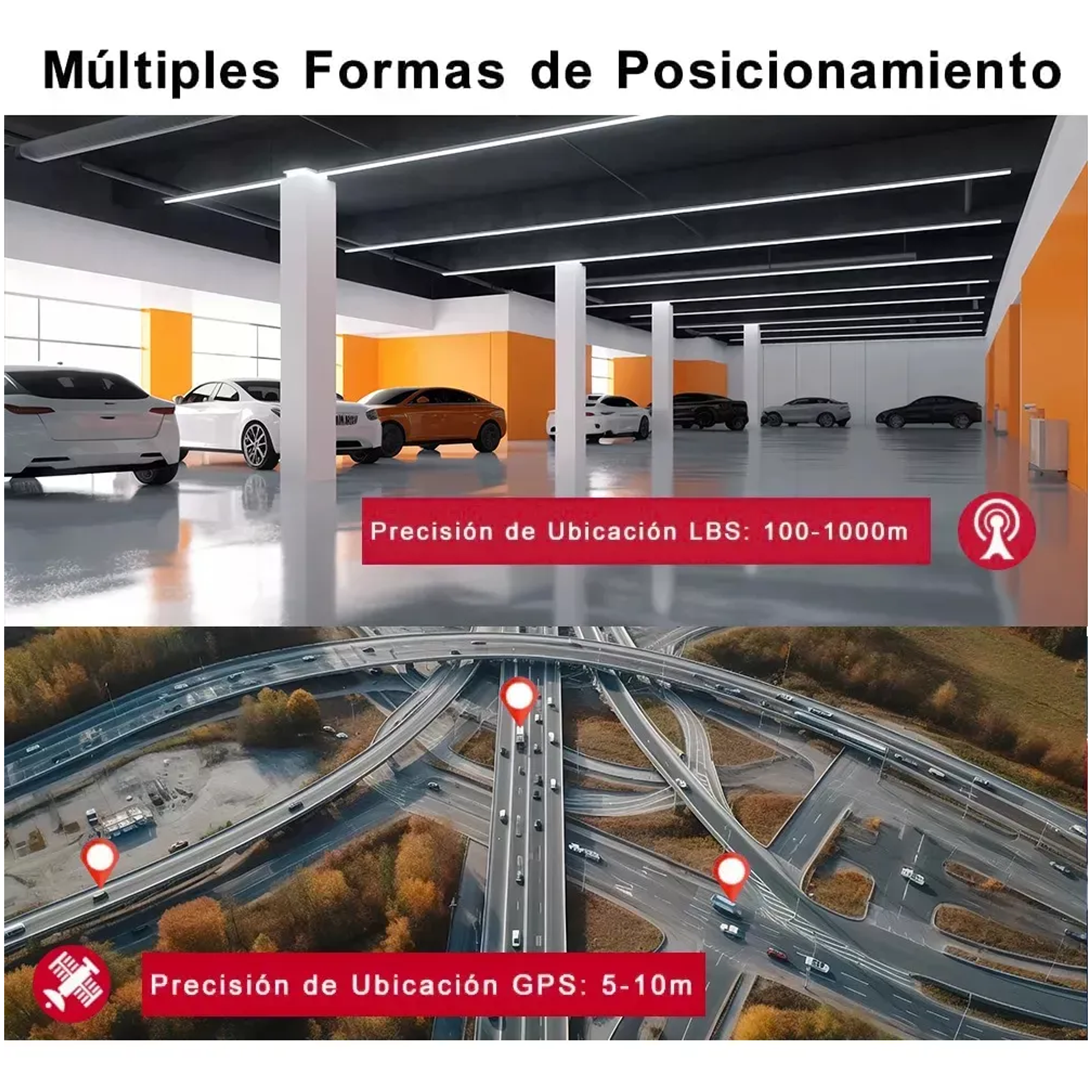 GPS Tk905 4g Tracker Impermeable 5000mah con imán para coche color negro 5