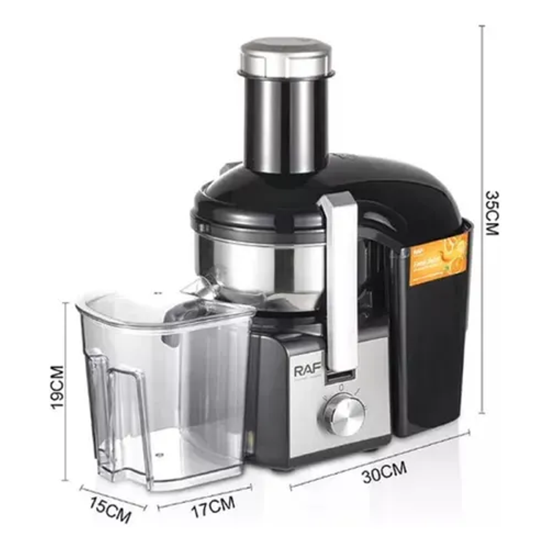 Extractor Exprimidor De Jugo Y Verduras R2701 Negro 4