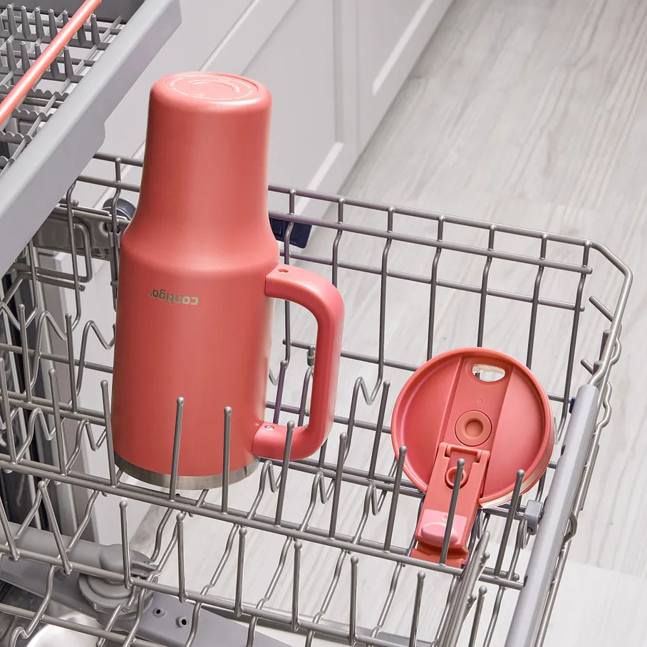 Botella Contigo Streeterville Térmico 1180ml Color Coral Acero Inoxidable 8