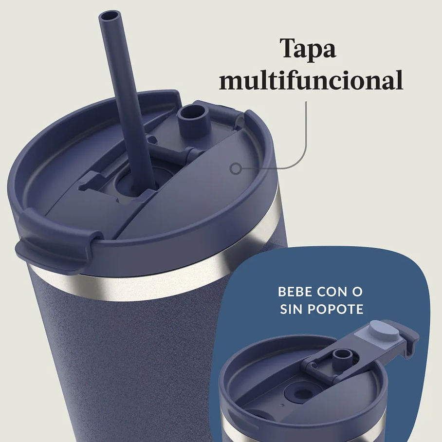 Botella Contigo Térmica 1.180ml Streeterville Color Indigo Color Azul Marino 5