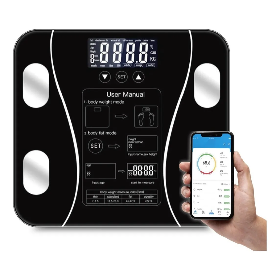 Balanza Digital Inteligente Bluetooth App iPhone Android  3