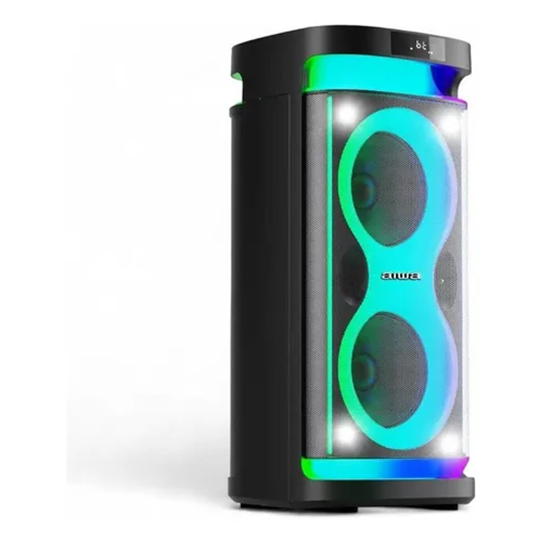 Parlante Aiwa Flame Line Negro Negro Bluetooth Portatil Aiwa Karaoke Tws 2