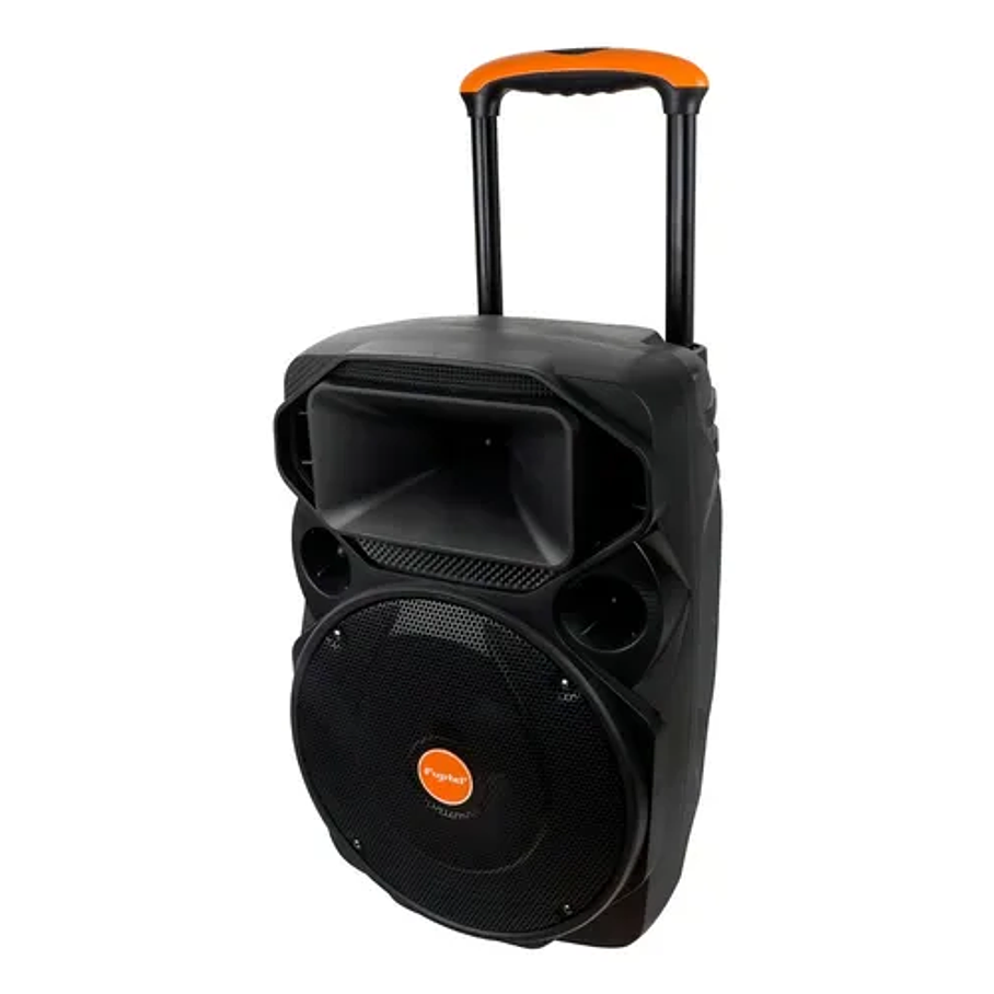 Parlante Karaoke Fujitel 12 Bt12 Negro 1800 mAh Bluetooth 6000w PMPO 4