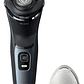 Máquina afeitadora Philips Shaver 3000 Series S3144/00 negra y celeste 220V - Miniatura 1