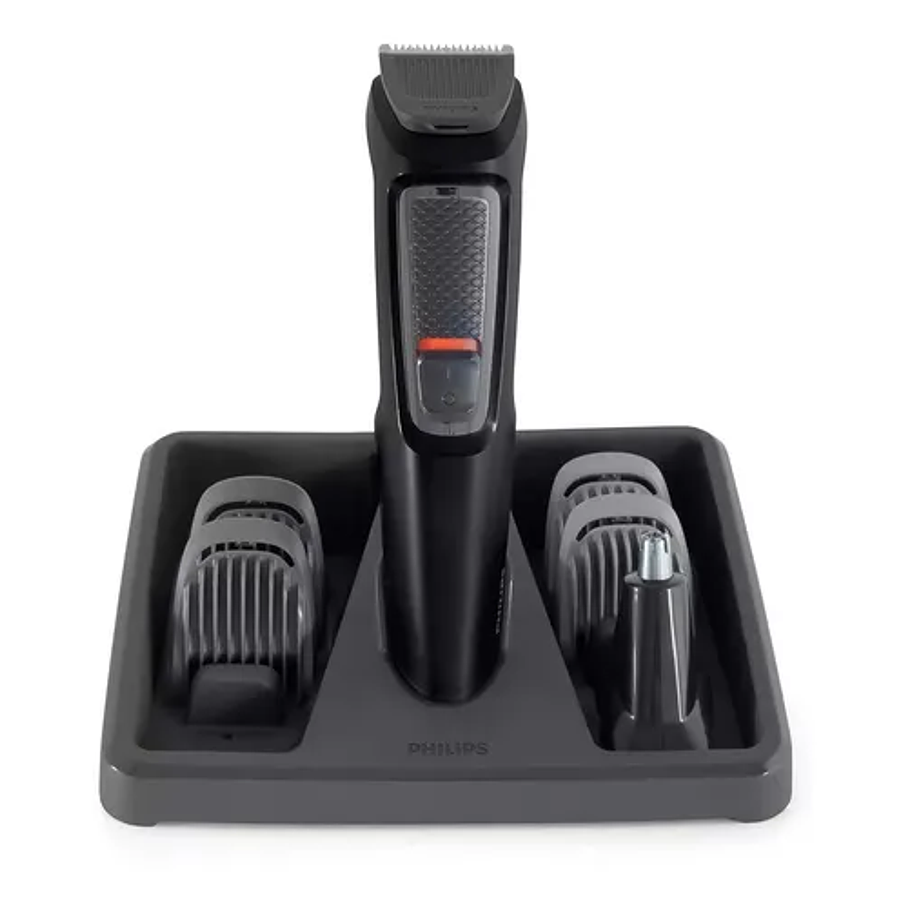 Multigroom Philips Mg3711/15 Serie 3000 Barba Nariz Oidos Color Negro 4