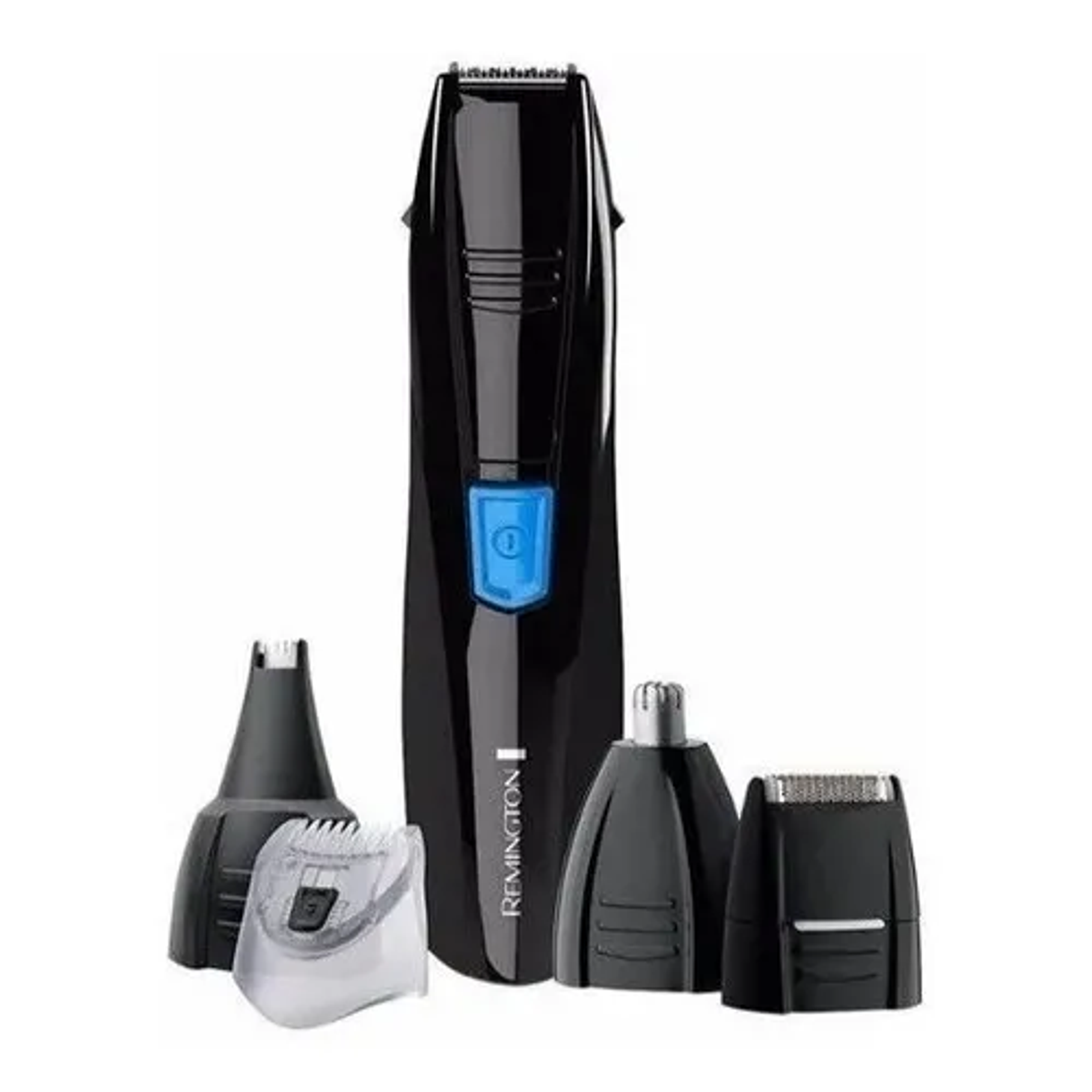 Corta Barba Pelos Nariz Y Oido 5 En 1 Remington Negra  1