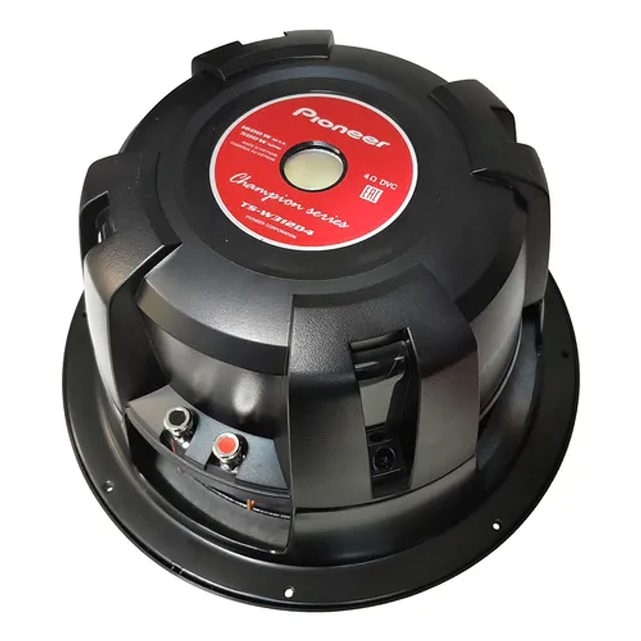 Subwoofer Pioneer 12 Pulgadas Tsw 312 D4 1600w Doble Bobina Color Negro 2