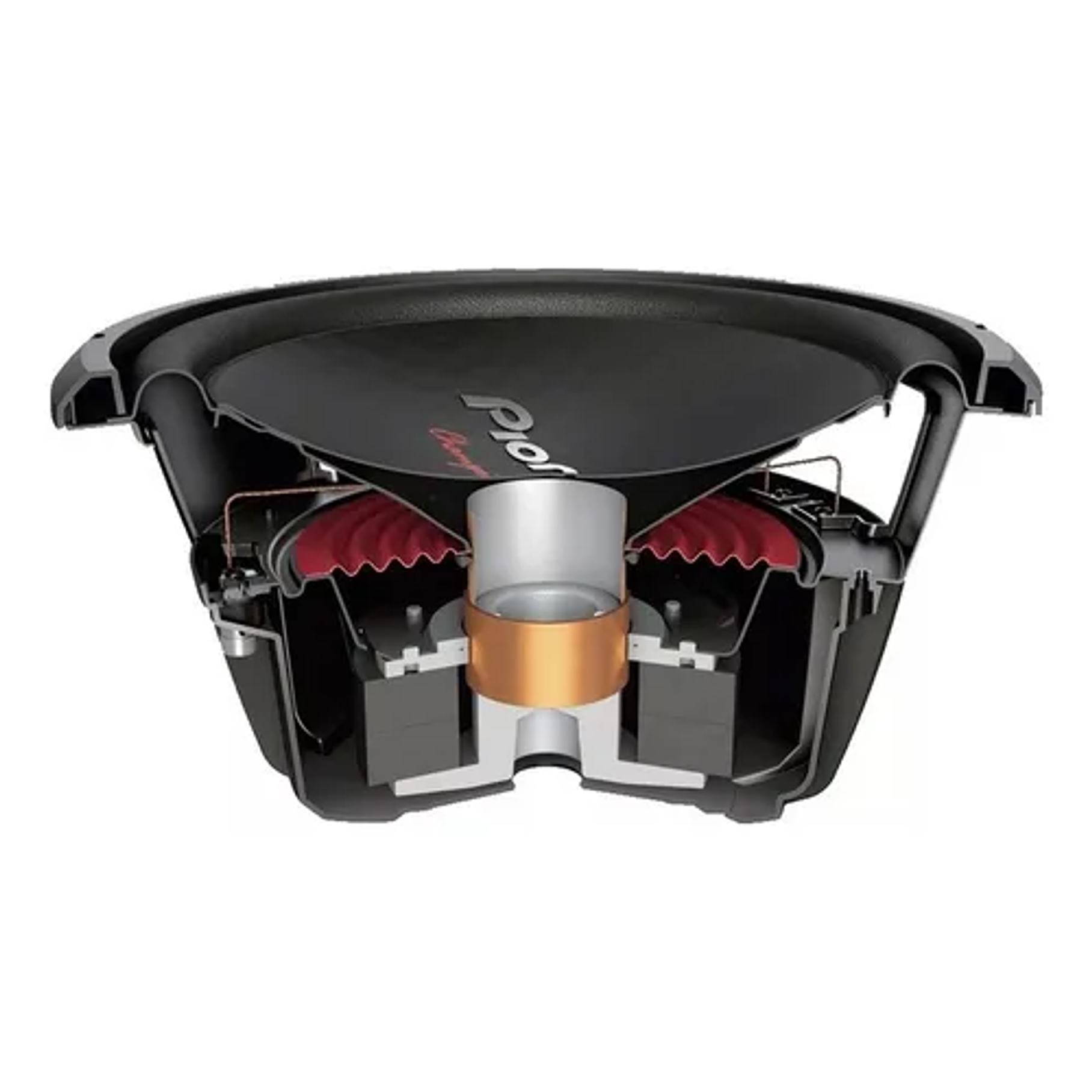 Subwoofer Pioneer 12 Pulgadas Tsw 312 D4 1600w Doble Bobina Color Negro 3