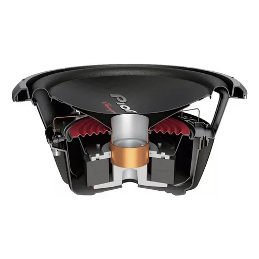 Subwoofer Pioneer 12 Pulgadas Tsw 312 D4 1600w Doble Bobina Color Negro 3