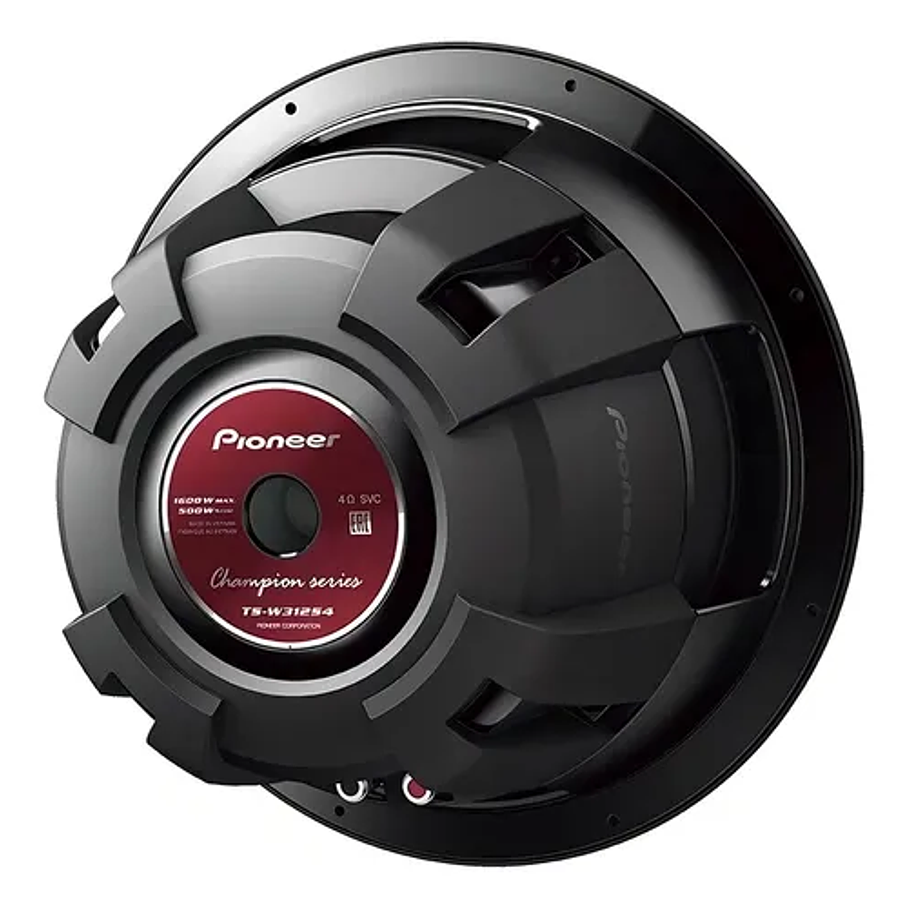 Subwoofer Pioneer 12 Pulgadas Tsw 312 D4 1600w Doble Bobina Color Negro 4