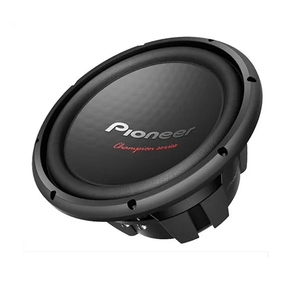 Subwoofer Pioneer 12 Pulgadas Tsw 312 D4 1600w Doble Bobina Color Negro 1