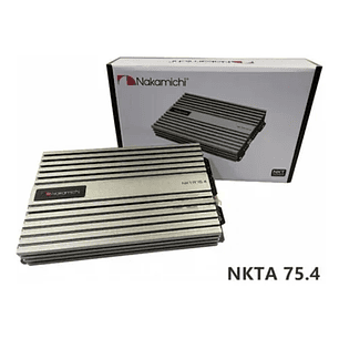 Amplificador Automotriz Gris Nakamichi De 1800 Vatios 4 Canales 