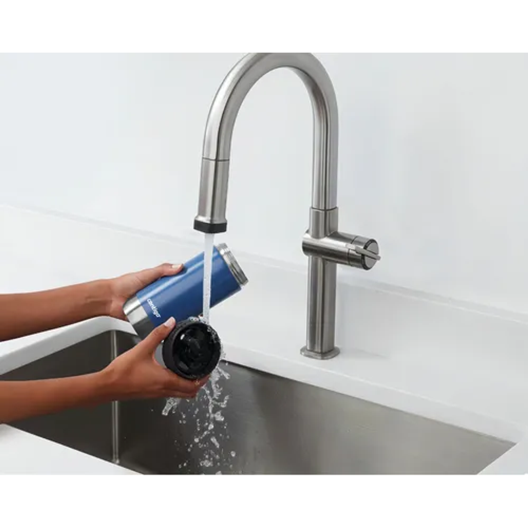 Vaso térmico Contigo Huron 2.0 liso color blue corn 473mL 3