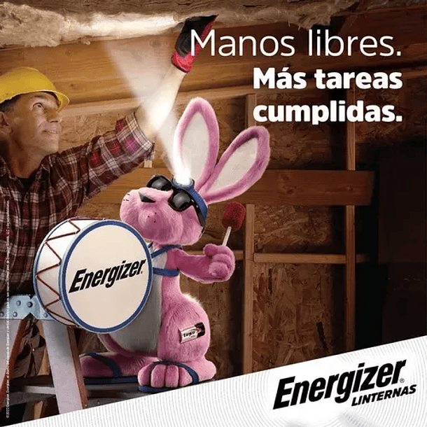 Linterna De Cabeza Energizer Pack De 2 Linterna Negro Luz Blanco 5