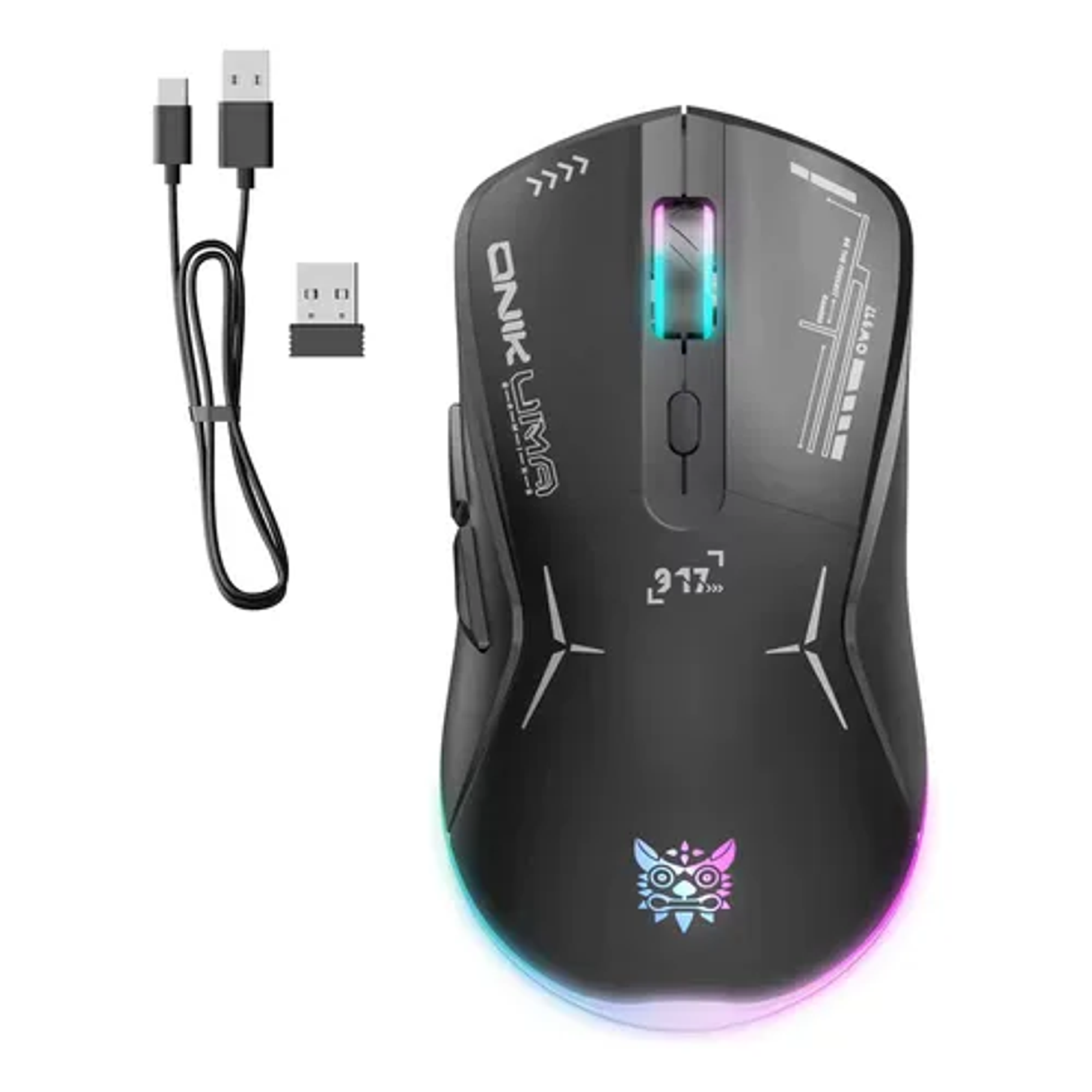 Mouse Gamer Inalámbrico 2.4g Onikuma 4800 Dpi Cw917 1