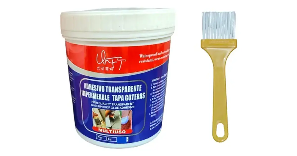 Tapagoteras Sellador Líquido 1kg Sellante Multiusos Techo