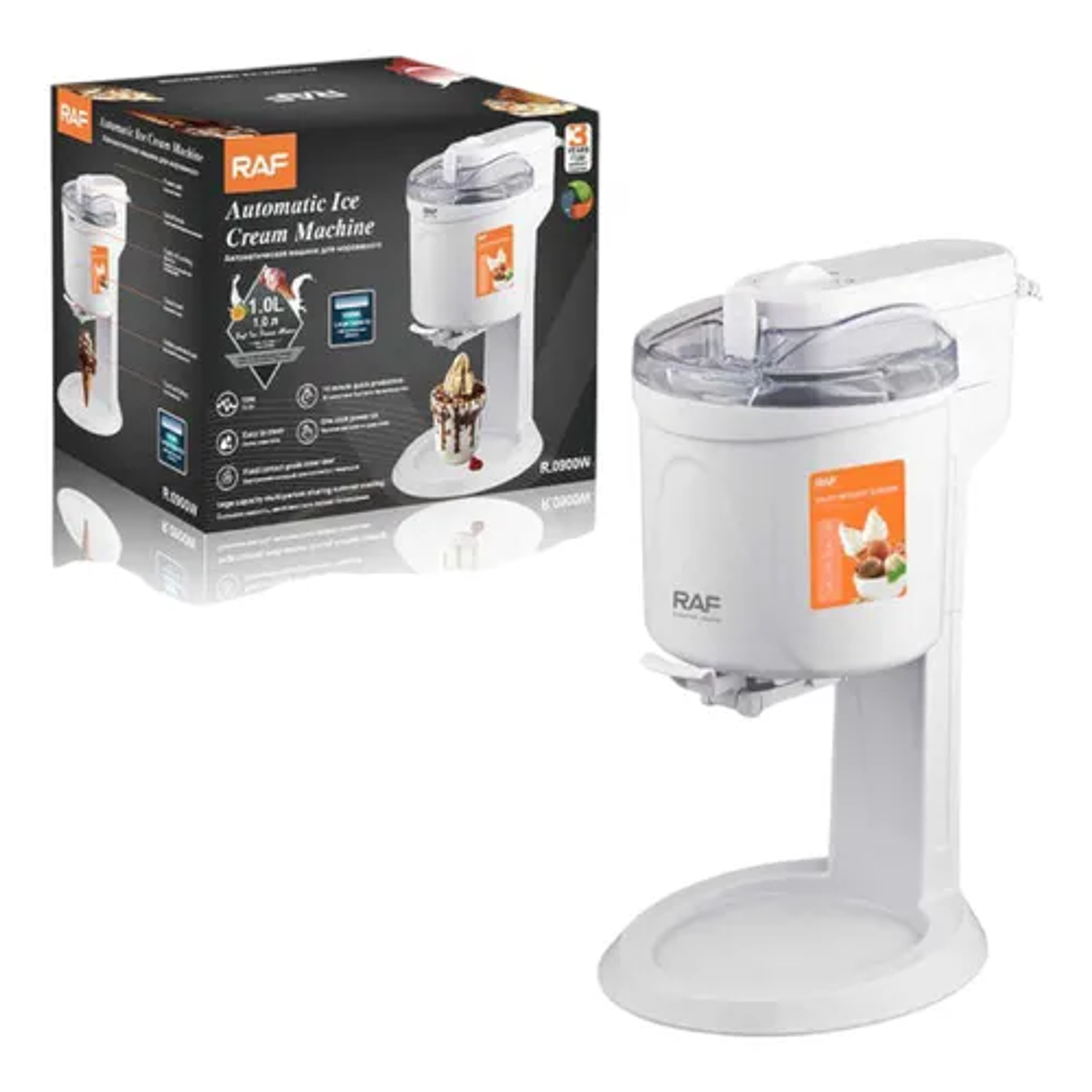 Maquina Automática Para Hacer Helados 1 Lts RAF 5