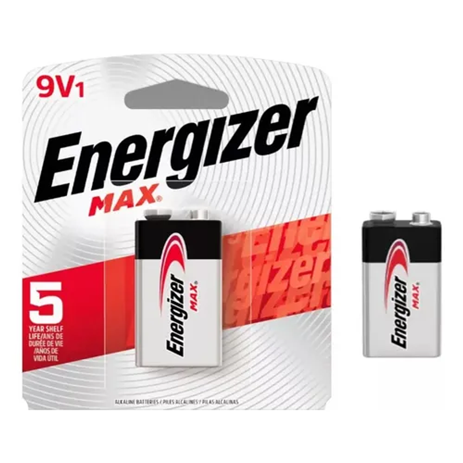 Energizer Batería Max Alcalina 9v1 X 1 Unidad 1