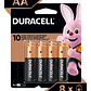Pilas Duracell Alcalinas AA Paquete De 8 Unidades - Miniatura 2