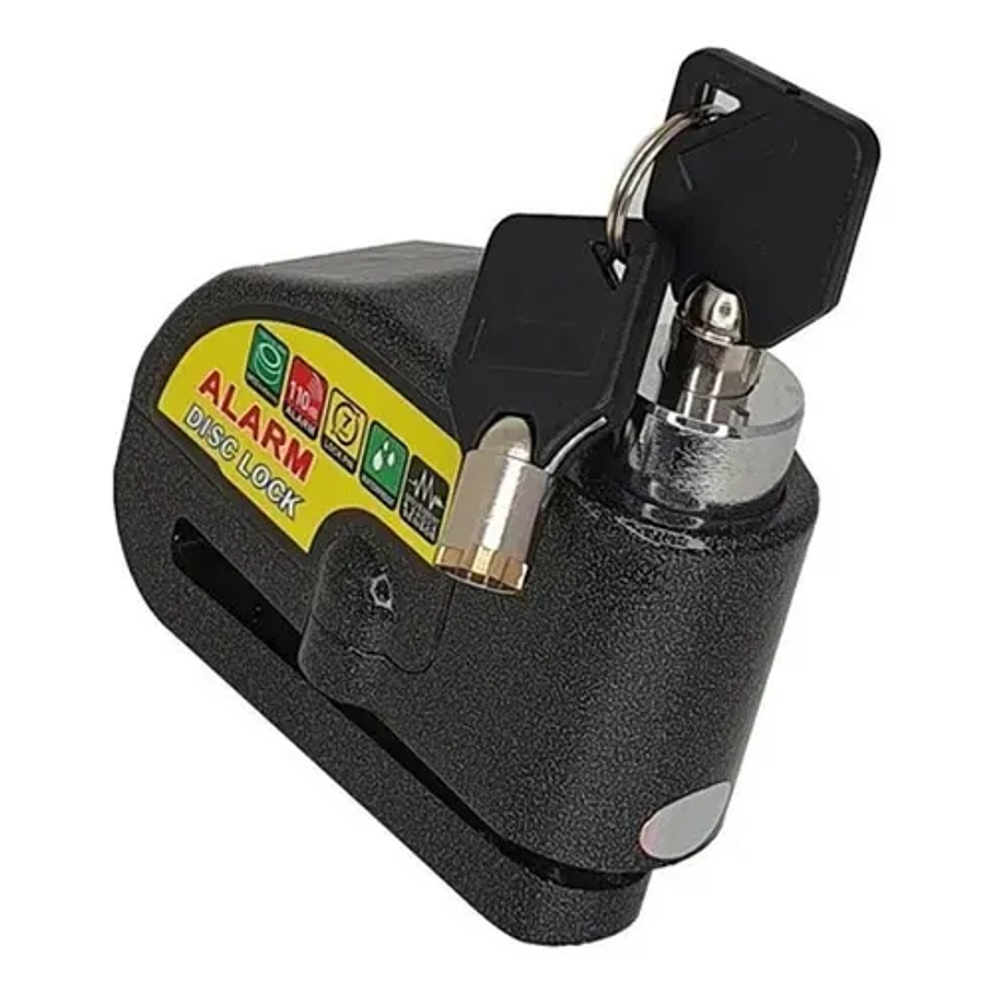 Candado Sml Con Alarma De Sonido y Freno De Disco Para Moto 1