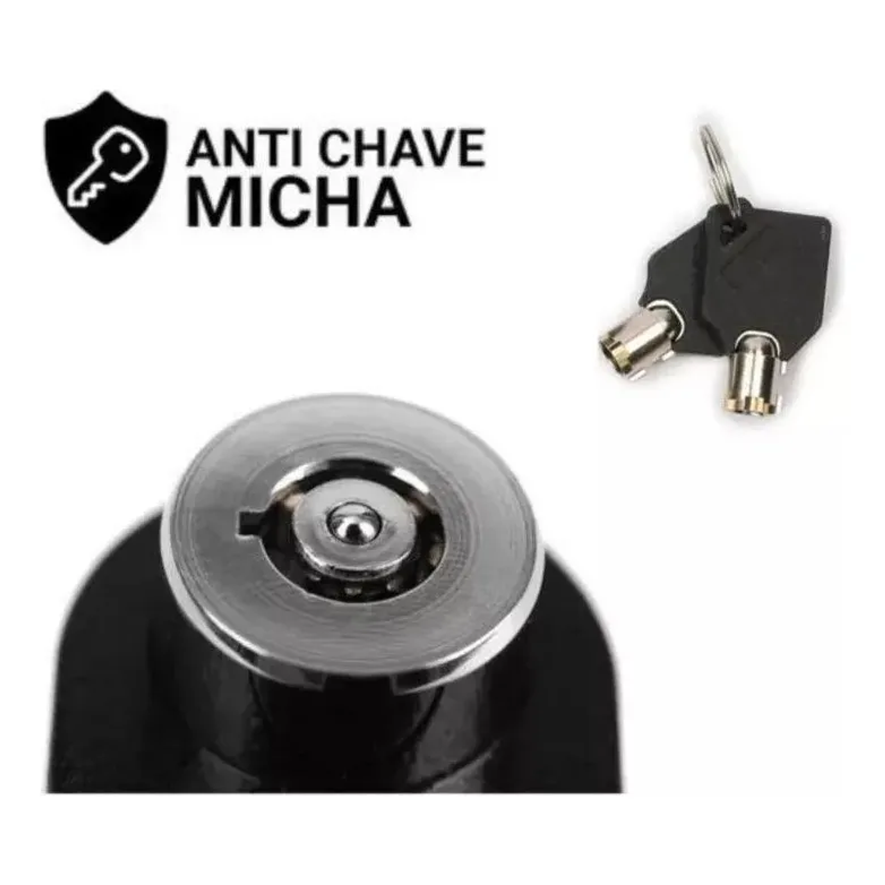 Candado Sml Con Alarma De Sonido y Freno De Disco Para Moto 5