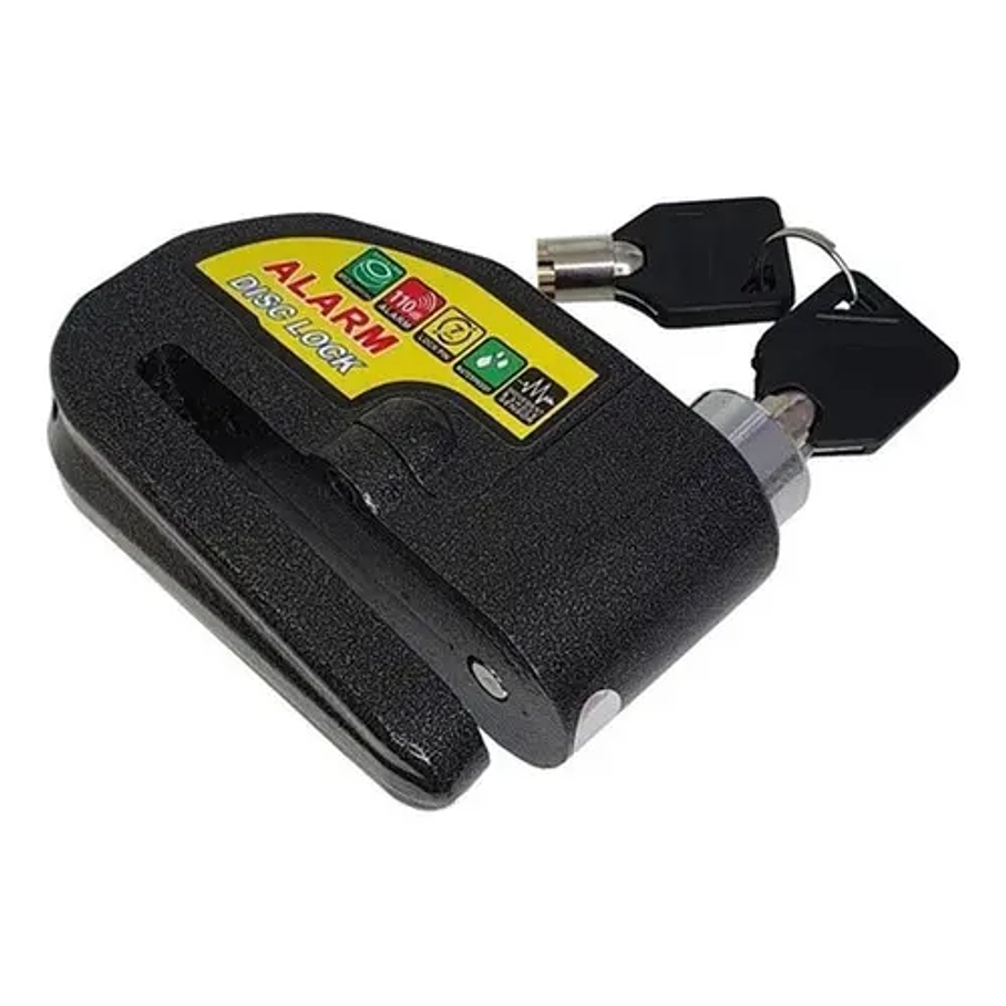 Candado Sml Con Alarma De Sonido y Freno De Disco Para Moto 2