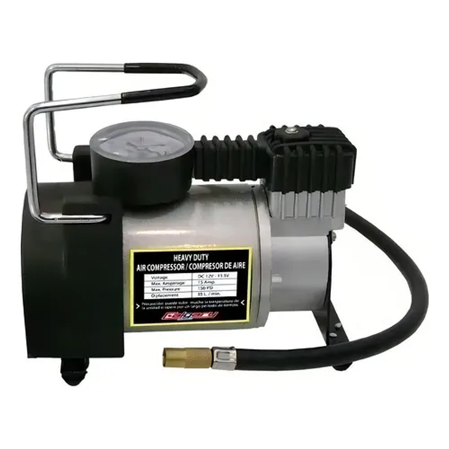 Compresor De Aire 2 Cilindros Inflador Neumaticos Frecuencia 40min 2